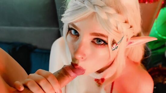 Немного спермы для послушной эльфийки