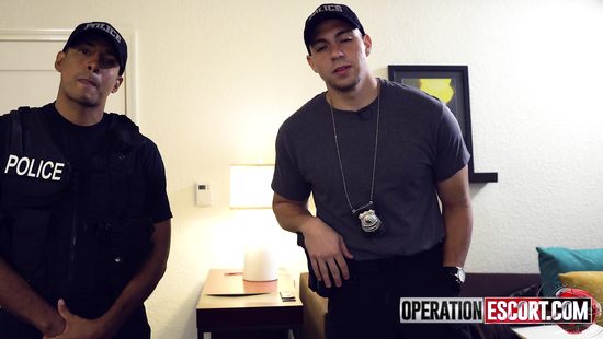 Американский полицейский после задержания трахнул грудастую проститутку