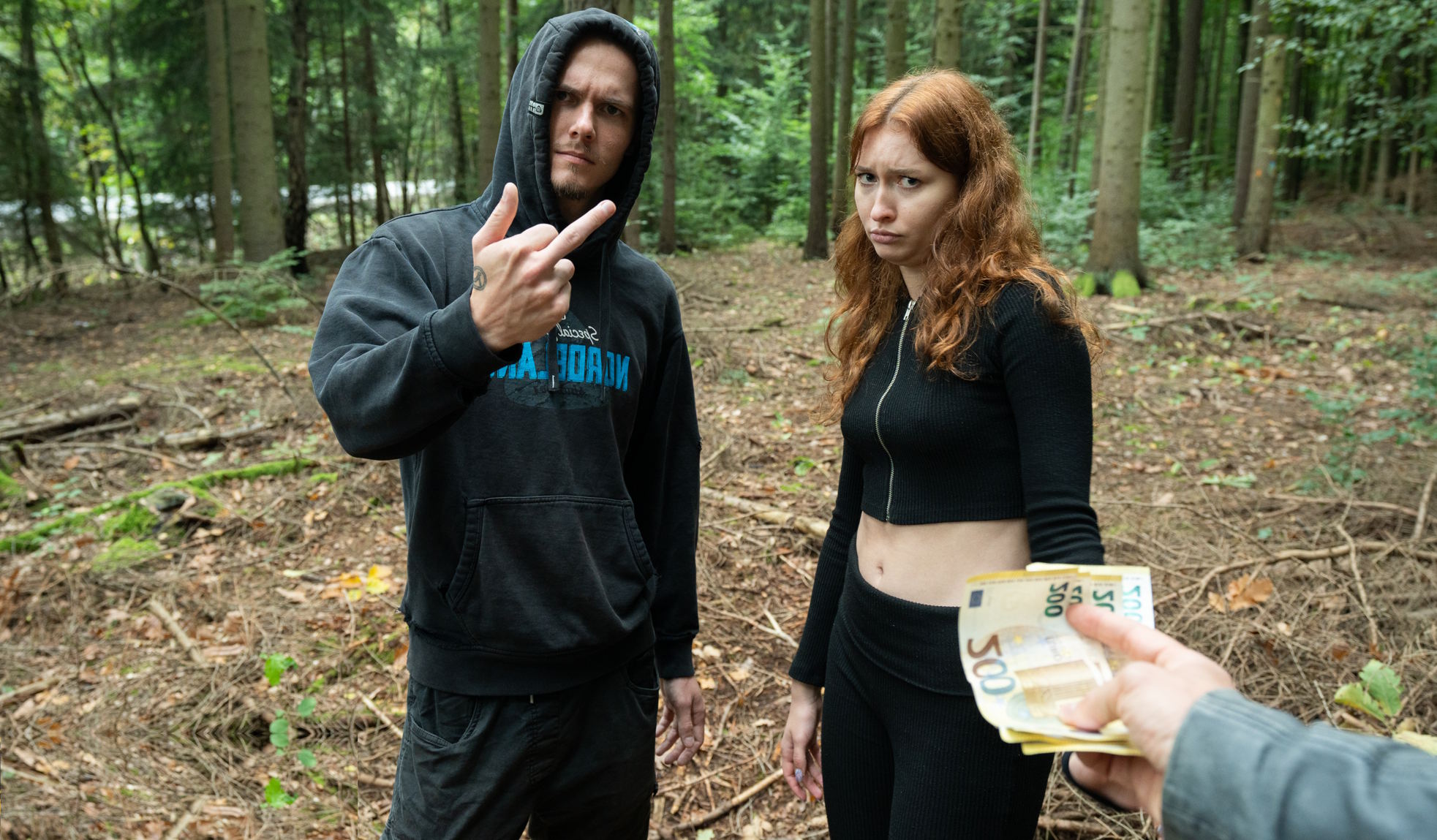 Охота на живца без трусов