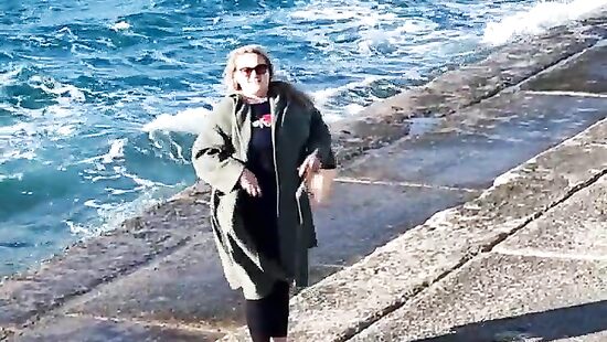 чуть в море не унесло
